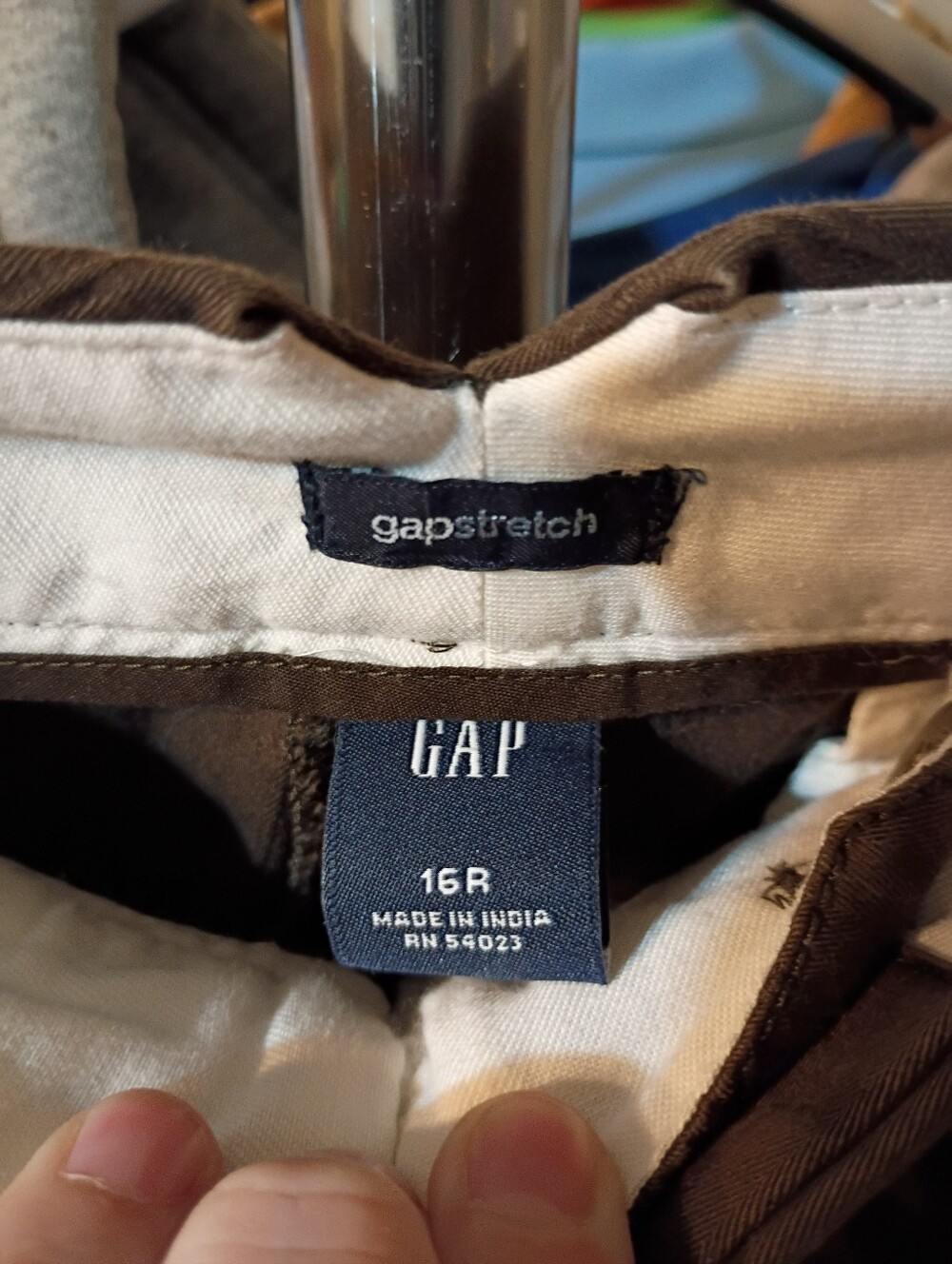GAP Womens Dark Brown Dress Pants